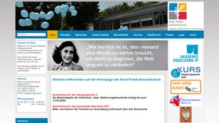 
                            2. Anne-Frank-Gesamtschule - Start