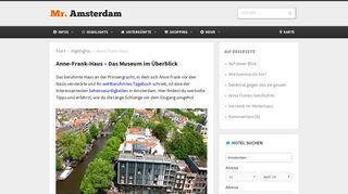 
                            11. Anne-Frank-Haus in Amsterdam - Das Museum im Überblick