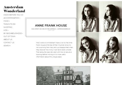 
                            11. Anne Frank House | Amsterdam Wonderland