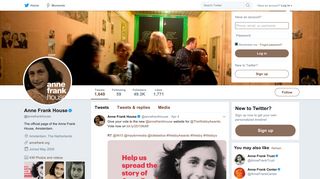 
                            12. Anne Frank House (@annefrankhouse) | Twitter