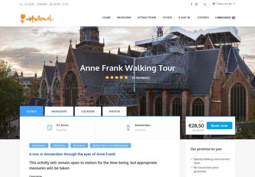 
                            13. Anne Frank Walking Tour - Tickets Holland