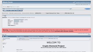 
                            3. [ANN][ICO] Crypto Diamond Coin Token [PRE-SALE JUL 14 ...