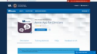
                            6. Annie App for Clinicians | VA Mobile
