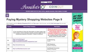 
                            9. Annika's - Paying Mystery Shopping Page 9