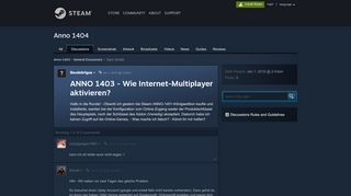 
                            6. ANNO 1403 - Wie Internet-Multiplayer aktivieren? :: Anno 1404 ...