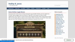 
                            3. Anno Online: Login Bonus | Hadley B. Jones