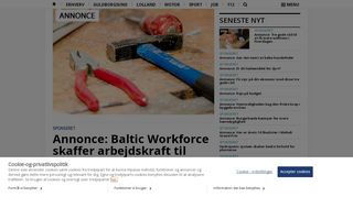 
                            9. Annonce: Baltic Workforce skaffer arbejdskraft til ... - Folketidende