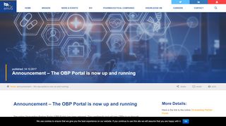 
                            7. Announcement – The OBP Portal is now up and running : EMVO