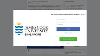 
                            8. Announcement: Tutorial Signup is an... - James Cook University ...