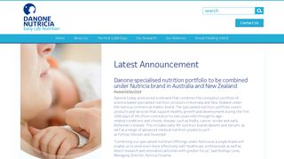 
                            10. Announcements - Danone Nutricia NZ
