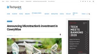 
                            12. Announcing Microtraction's investment in CowryWise - Techpoint.Africa
