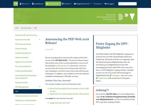 
                            4. Announcing the PEP-Web 2016 Release! - Deutsche ...