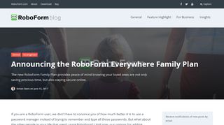 
                            10. Announcing the RoboForm Everywhere Family Plan – ...