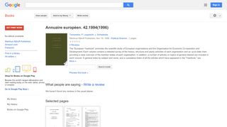 
                            13. Annuaire européen. 42.1994(1996) - Google Books Result