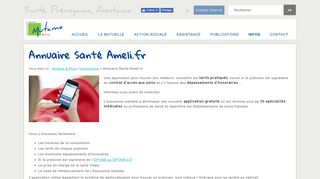 
                            9. Annuaire Santé Ameli.fr - Mutame & Plus