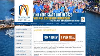
                            11. Annual Membership - Triathlon Australia