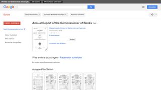 
                            13. Annual Report of the Commissioner of Banks - Google Books-Ergebnisseite