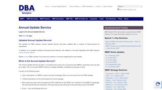 
                            11. Annual Update Service | Leading SMSF Law Firm - DBA Lawyers