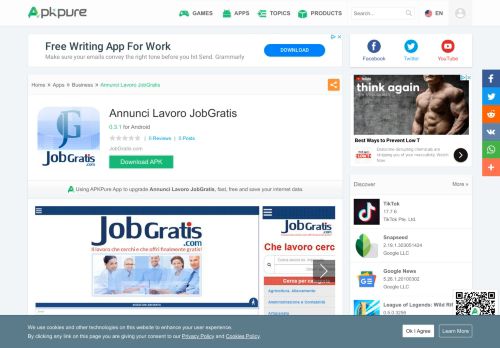 
                            11. Annunci Lavoro JobGratis for Android - APK Download - APKPure.com