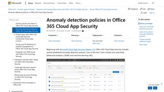 
                            10. Anomaly detection policies in Office 365 Cloud App Security ...