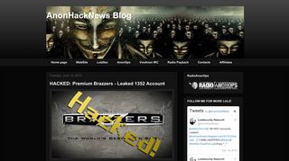 
                            9. AnonHackNews Blog: HACKED: Premium Brazzers - Leaked 1352 ...