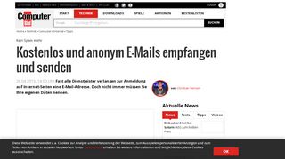 
                            4. Anonym E-Mails empfangen und senden - COMPUTER BILD