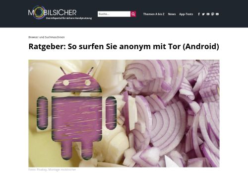 
                            6. Anonym surfen mit Tor (Android): So geht´s - mobilsicher.de