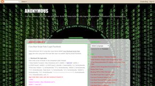 
                            6. ANONYMOUS: Cara Buat Script Fake Login Facebook