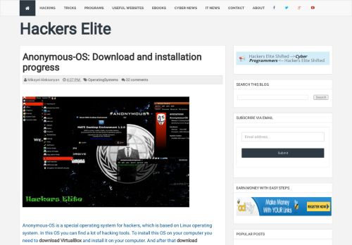 
                            3. Anonymous-OS: Download and installation progress | Hackers Elite