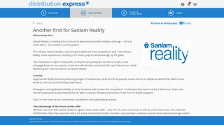 
                            6. Another first for Sanlam Reality – Sanlam