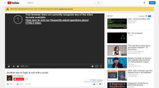 
                            6. Another way to login to ssh with a script - YouTube