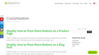 
                            4. Anpassen Share Buttons - - ShareThis