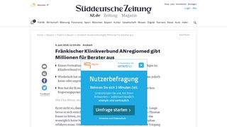 
                            5. Ansbach Fränkischer Klinikverbund ANregiomed gibt Millionen für ...
