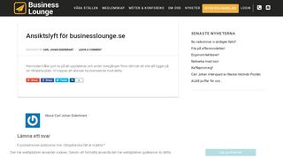 
                            13. Ansiktslyft för businesslounge.se | Flexibla kontoret