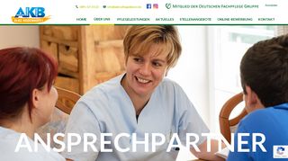 
                            8. Ansprechpartner - AKB Pflegedienst - AKB Elke Dodenhoff GmbH