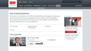 
                            11. Ansprechpartner Berufseinstieg | SEW-EURODRIVE