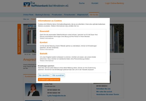 
                            9. Ansprechpartner Filiale Markt Erlbach - Raiffeisenbank Bad ...