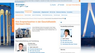 
                            6. Ansprechpartner Geschäftsstelle Heimbach-Weis VR-BANK Neuwied ...