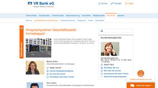 
                            1. Ansprechpartner Geschäftsstelle Immekeppel