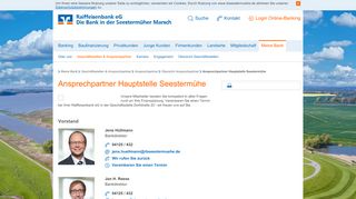 
                            10. Ansprechpartner Hauptstelle Seestermühe - Raiffeisenbank eG ...