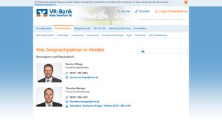 
                            4. Ansprechpartner Hörstel VR-Bank Kreis Steinfurt eG