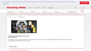 
                            2. Ansprechpartner - Waskönig+Walter