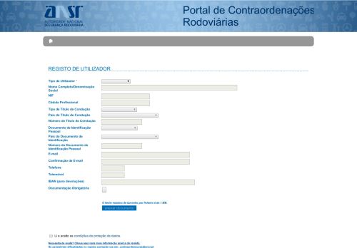 
                            3. ANSR | Portal de Contraordenações Rodoviárias