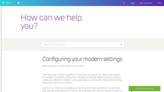 
                            4. Answer Detail | Configuring your modem settings - Ask Trustpower