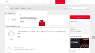 
                            9. [Answered] Star Symbol - OnePlus Community - OnePlus Forums