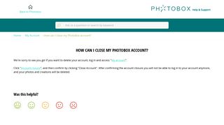 
                            8. Answers others found helpful - Photobox Help & Support