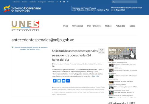 
                            3. antecedentespenales@mijp.gob.ve archivos - Universidad Nacional ...