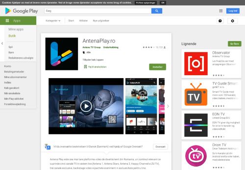 
                            4. AntenaPlay.ro – Apps i Google Play