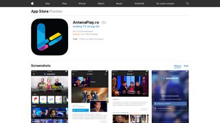
                            5. AntenaPlay.ro on the App Store - iTunes - Apple