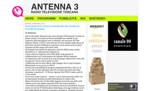 
                            9. Antenna 3 » WiFi GRATUITO: ATTIVA COPERTURA APUACOM NEL ...